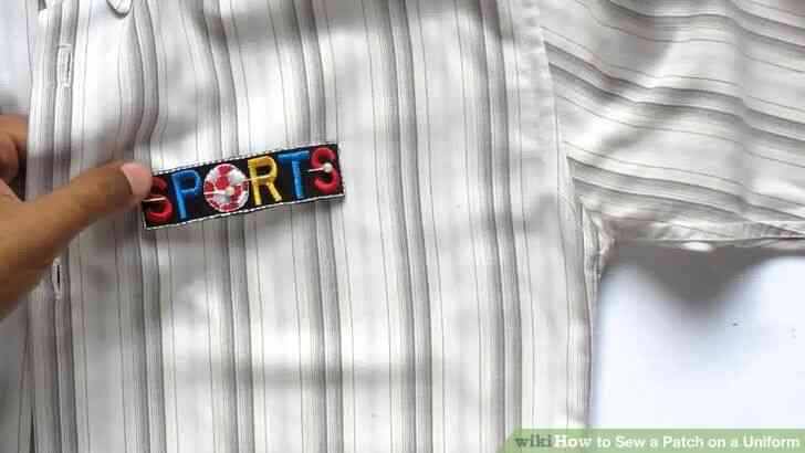 Image intitulée Coudre un Patch sur un Uniforme de l